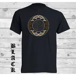 panske-levne-bavlnene-tricko-digi-potisk-keltsky-kruh-triskel Barva: Black -černá, velikost: 152