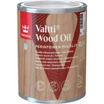 barva a nátěr na dřevo Tikkurila olej na venkovní dřevo Valtti 0,9l