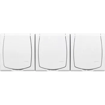 Elektrická zásuvka Hermetická Elektrická Zásuvka Ospel bílá