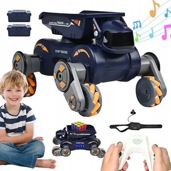 RC model auta DUŻY ZDALNIE STEROWANY SAMOCHÓD RC TERÉNNÍ KOVOVÉ AUTO 4X4 DVA AKUMULÁTORY DÁLKOVÉ OVLÁDÁNÍ