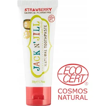 zubní pasta Jack N'Jill zubní pasta pro děti s příchutí jahody, 40 % xylitolu, 50 g