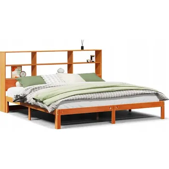 Postel Dřevěná manželská postel VidaXL 180x200 cm borovice