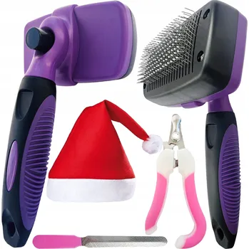 Kosmetika pro psa Kartáč pro kočky a malé psy na srst a chlupy, zastřihovač, pilník