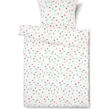 Povlečení 720403 - Tchibo - Povlečení ze zimního žerzeje - barva: bílá