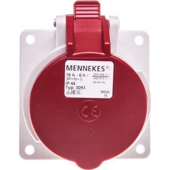 Elektrická zásuvka Červený Elektrická Zásuvka elektrických rozbočka MENNEKES