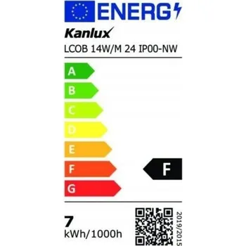 LED osvětlení LED pásek Kanlux LCOBFC 14W/M24 IP00-NW, neutrální bílá
