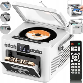 CD přehrávač PŘENOSNÝ CD KAZETOVÝ PŘEHRÁVAČ, BLUETOOTH, FM RÁDIO DISCMAN MULTIFUNKČNÍ
