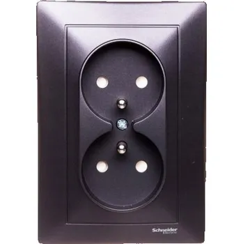 Elektrická zásuvka Elektrická Zásuvka Schneider Electric šedá