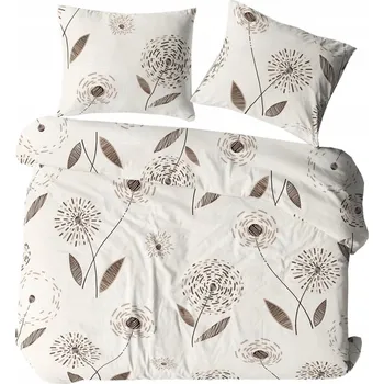 Povlečení Povlečení bavlněné 140x200 POLSKÁ KŮRA 100% BAVLNA květinový vzor pampelišky