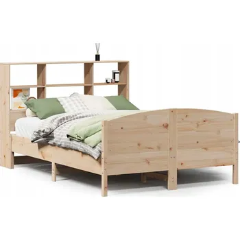 Postel Dřevěná manželská postel VidaXL 150x200 cm, dub přírodní