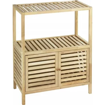 Koupelnový nábytek Koupelnový regál Wenko ořech, 35,5 x 67,5 x 86 cm