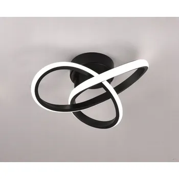 Závěsná lampa STROPNÍ SVÍTIDLO LED glamour modern černá moderní 3000/4200/6500K