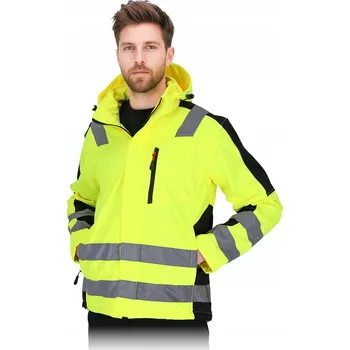 Pánská bunda Výstražná softshellová bunda Reis GLASGOW-SH YB vel. L