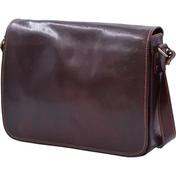 Pánská aktovka Kožená taška na dokumenty A4 Hnědá (6548)