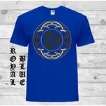 panske-levne-bavlnene-tricko-digi-potisk-keltsky-kruh-triskel Barva: Royal blue - královsky modrá, velikost: 128