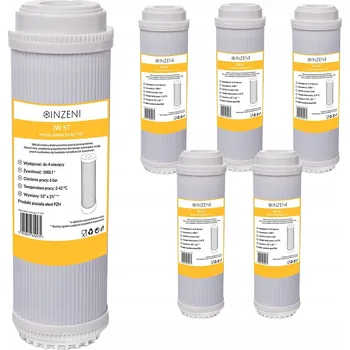 Filtrace vody Změkčovací filtrační vložka na tvrdou vodu 5 ks INZENI IW-ST 10 palců