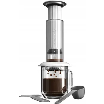 Kávovar AeroPress Premium Skleněný kávovar AeroPress (bílý)