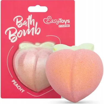 Broskvová Koule do koupele Bath Bomb - Peachy EasyToys
