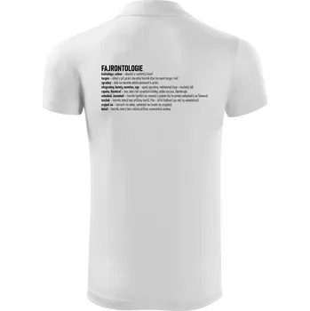Pánská košile FAJRONTOLOGIE - Polokošile Victory sportovní (dresovina) - 2XL ( Bílá )