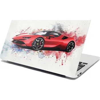 samolepka Sablio Samolepka na notebook Ferrari Paint - 29x20 cm