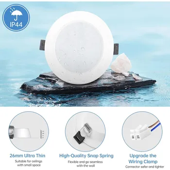 Bodové svítidlo Eande 10 x LED zapuštěné bodové svítidlo 5W 6500K