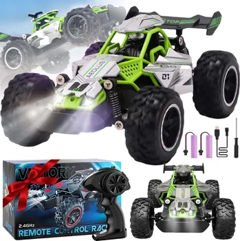 RC model auta VELKÉ TERÉNNÍ AUTO NA DÁLKOVÉ OVLÁDÁNÍ RC S DÁLKOVÝM OVLÁDÁNÍM + 2 AKUMULÁTORY