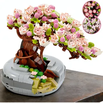 ostatní stavebnice SAKURA BONSAI PUZZLE 3D, MODELY PRO DOSPĚLÉ KE SLEPENÍ, STAVEBNICE