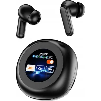 Sluchátka Bezdrátová sluchátka do uší s ANC a mikrofonem ENC YW13 LCD