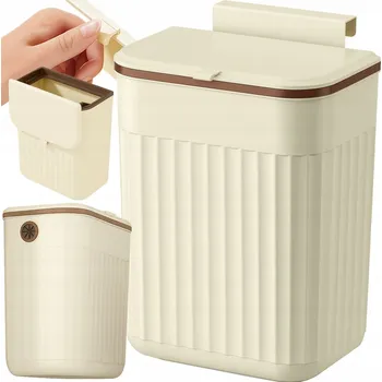 Odpadkový koš KUCHYŇSKÝ ODPADKOVÝ KOŠ DO POKOJE, KOUPELNY - ZÁVĚSNÝ, VOLNĚ STOJÍCÍ, S VÍKEM