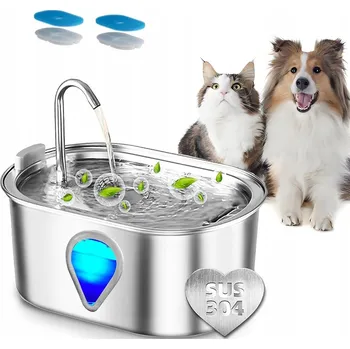 miska pro kočku Automatická FONTÁNA s pítkem pro PRO KOČKY a psy, tichý filtr, 3 200 Ml