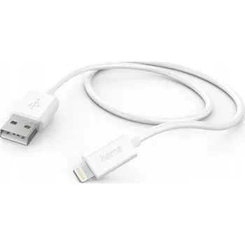 Datový kabel Kabel Do Iphone Lightning Kabel pro Nabíjení a Přenos Dat 1,0 m Bílý