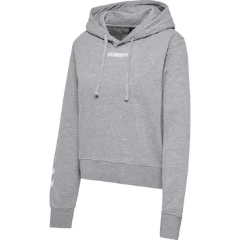 Dámská bunda HUMMEL ELEMENTAL SHORT HOODIE WOMAN Barva: Šedá, Velikost: L