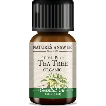 Aroma difuzér Nature's Answer Tea Tree Essential Oil, esenciální olej, BIO, 15 ml