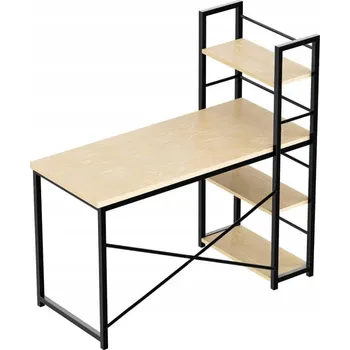 Psací stůl Moderní počítačový stůl s regálem LOFT Mark Adler LEADER 4.0