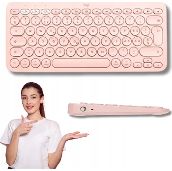 Klávesnice Logitech K380 Malá pohodlná bluetooth klávesnice pro PC, TV, Mac, iPad - QWERTY