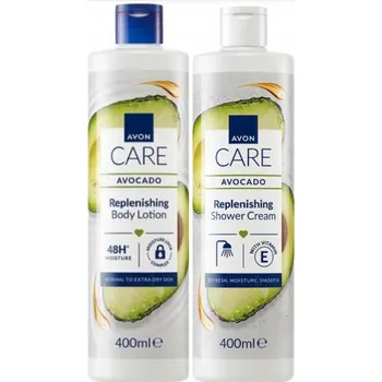 Tělové mléko Avon Care Avocado Sada kosmetiky s avokádem [čisticí mléko + tělové mléko]