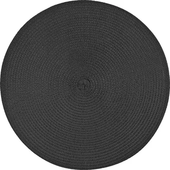 prostírání Dekorativní prostírání 38 cm kulaté 81363 Černé