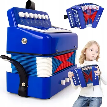 Hudební nástroj pro děti AKORDEON PRO DĚTI HUDEBNÍ NÁSTROJ HRAČKA VZDĚLÁVACÍ