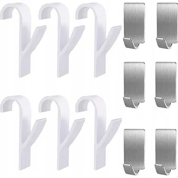 Věšák Samolepicí nástěnné háčky, věšáky 12 Ks