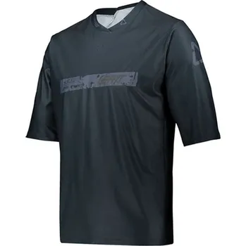 Cyklistické oblečení LEATT CYKLISTICKÝ DRES MTB 3.0 JERSEY BLACK ČERNÁ VELIKOST XS