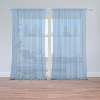 Záclona Sablio Záclony Modrá 3: 2ks 150x250cm