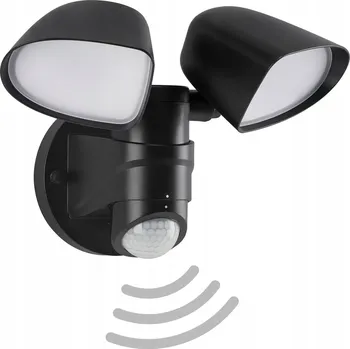 Venkovní osvětlení Venkovní nástěnné svítidlo Telefunken černé, integrovaný LED zdroj 10 W