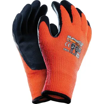 Pracovní rukavice Ochranné rukavice IGLOO zimné, zateplené, oranžové, veľkosť 8, VASKO
