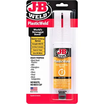 Průmyslové lepidlo J-B WELD PlasticWeld čiré rychleschnoucí epoxidové lepidlo 25ml