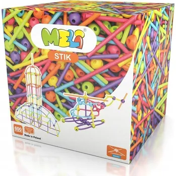 ostatní stavebnice MELI 50602 600 dílů STAVEBNÍCH STAVEBNICE TYČINKY