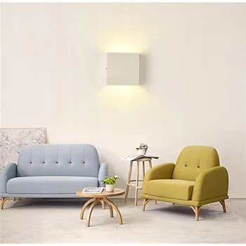 Nástěnné svítidlo Minimalistické Hliníkové Nástěnné LED Svítidlo 6W Moderní