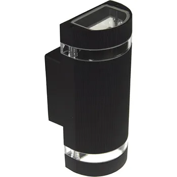 Nástěnné svítidlo Venkovní nástěnné svítidlo Kortek Bowi černé, 2 x GU10