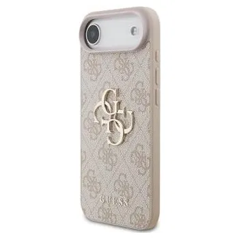Pouzdro na mobilní telefon Guess PU 4G Metal Logo Zadní Kryt pro iPhone Air Pink