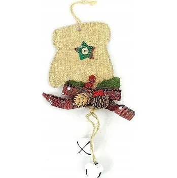 Vánoční dekorace VÁNOČNÍ STROMEČEK PŘÍVĚSKOVÁ ZÁVĚSNÁ OZDOBA NA STROMEČEK DEKORACE OZDOBA SVÁTEČNÍ DEKORACE 2 9 Cm