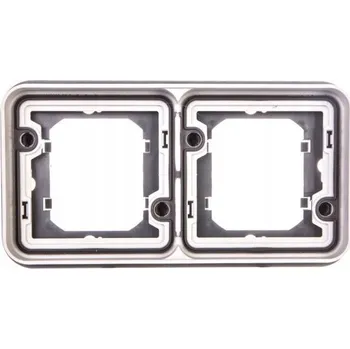 Dvojitý Rámeček Berker šedý